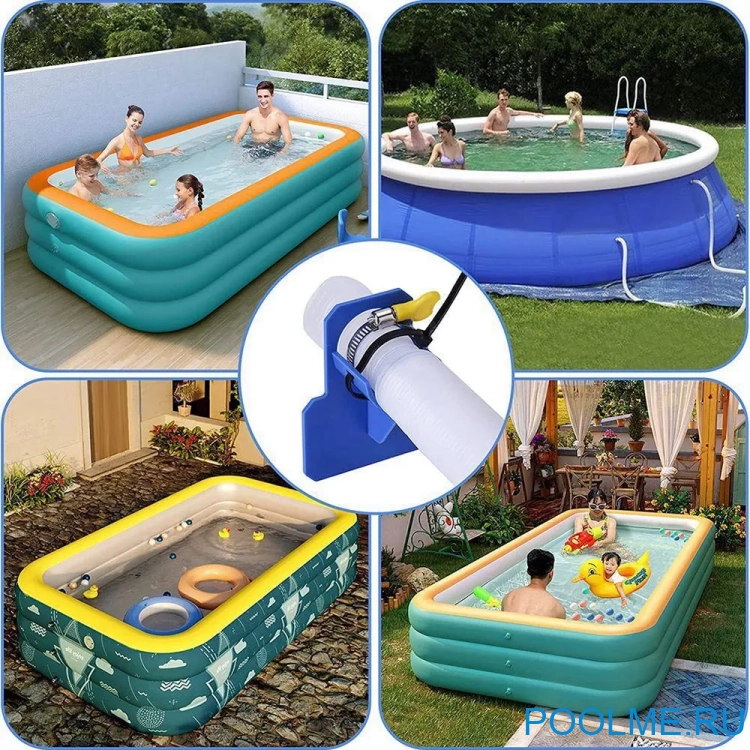 Держатель шланга 32 мм для бассейна 1 шт, артикул 2674797