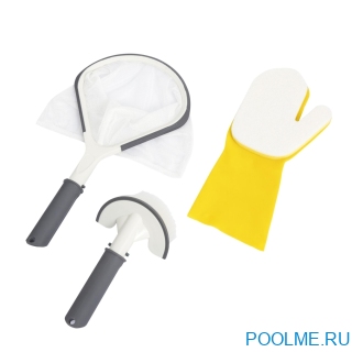 Набор для чистки джакузи Bestway LAY-Z-SPA Xtras «все в одном», артикул 60310 Набор для чистки джакузи Bestway LAY-Z-SPA Xtras «все в одном», артикул 60310