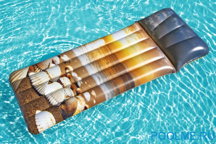 Надувной матрас Bestway с ракушками 1.83 x 0.71 м, артикул 43416-S