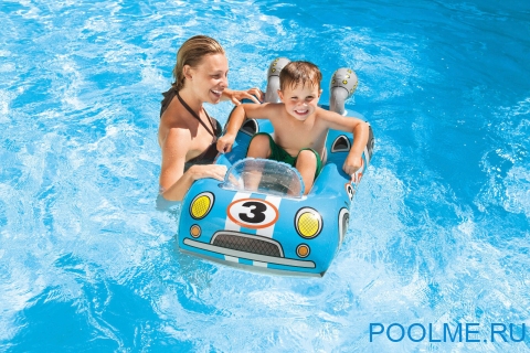 Надувная лодочка INTEX "Машина" 107 x 69 см, артикул 59380-C