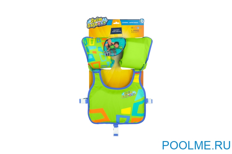 Нарукавники Bestway Swim Safe ABC 3–6 лет, артикул 32174-G