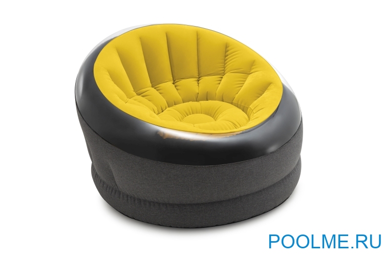 Надувное кресло INTEX Empire 112 x 109 x 69 см, цвет желтый, артикул 68582-G