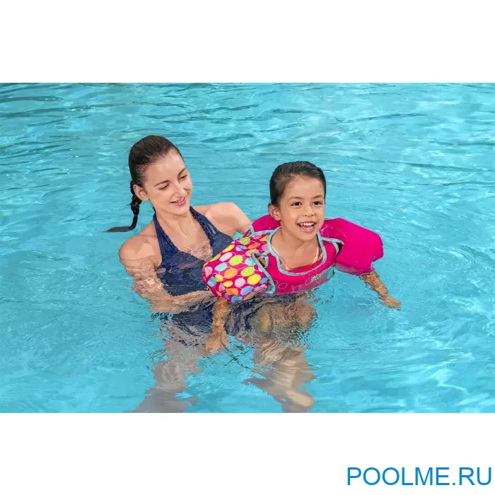 Нарукавники Bestway Swim Safe ABC 3–6 лет, артикул 32174-P Нарукавники Bestway Swim Safe ABC 3–6 лет, артикул 32174-P