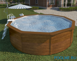 Морозостойкий бассейн MAGIC POOL 3.6 x 1.32 м арт. PR3613WB - дерево