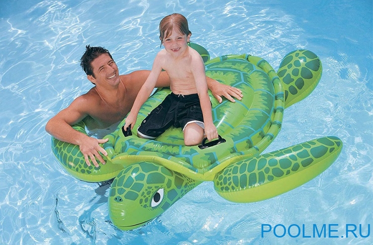 Надувная игрушка INTEX "Черепаха" 150 x 127 см, артикул 56524