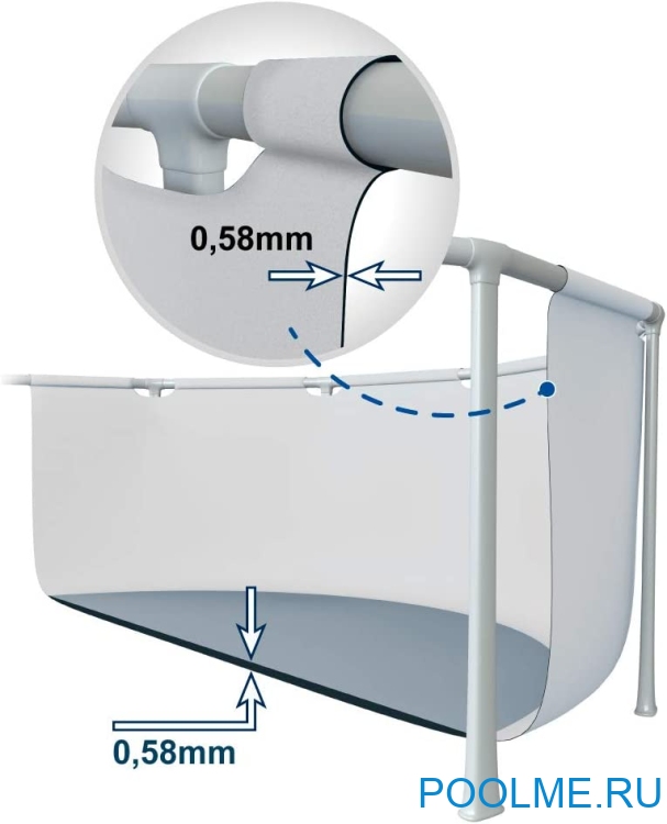 Бассейн INTEX 26784, 300 x 175 x 80 см