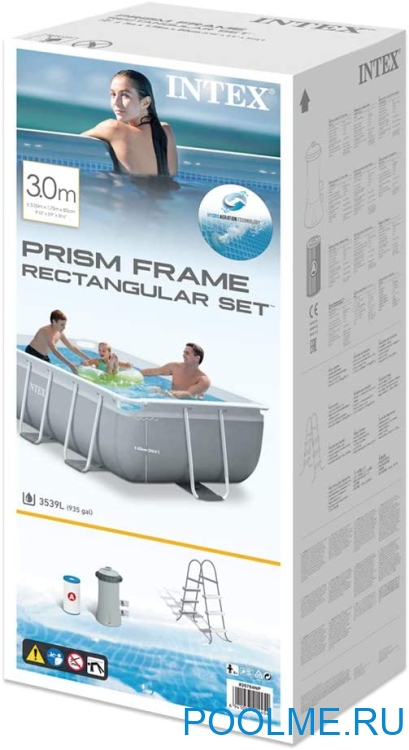 Бассейн INTEX 26784, 300 x 175 x 80 см Бассейн INTEX 26784, 300 x 175 x 80 см