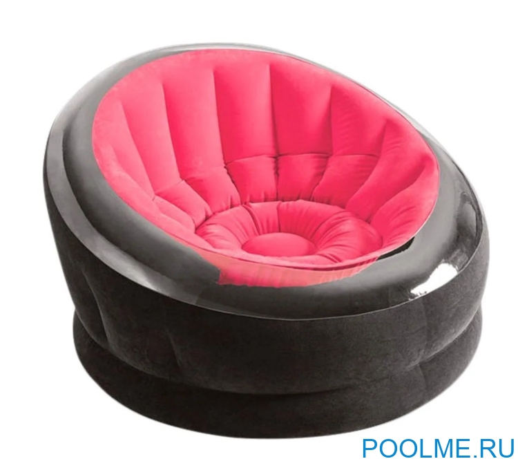 Надувное кресло INTEX Empire 112 x 109 x 69 см, цвет розовый, артикул 68582-O Надувное кресло INTEX Empire 112 x 109 x 69 см, цвет розовый, артикул 68582-O