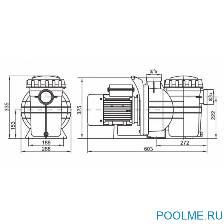 Насос - помпа Poolline артикул PL 1.1