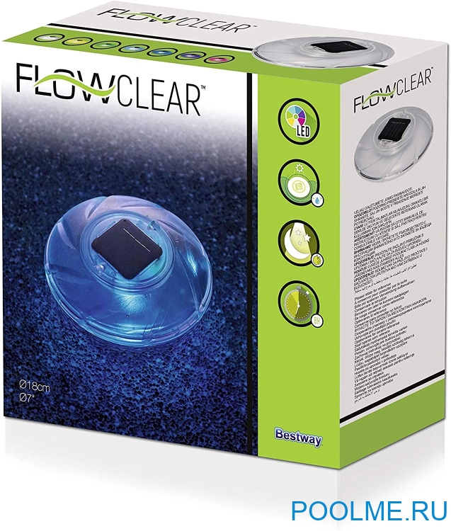 Плавающая подсветка на солнечных батареях Bestway, артикул 58111
