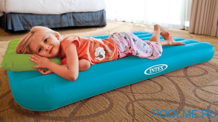 Детский надувной матрас &quot;Cozy Kidz&quot; 88 x 157 x 18 см голубой, артикул 66803-B