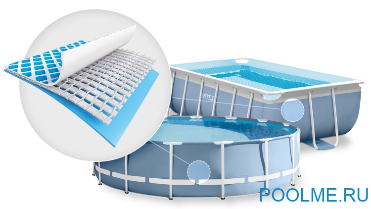 Чашковый пакет INTEX к каркасному бассейну Prism Frame 6.10 x 1.32, артикул 12756A Чашковый пакет INTEX к каркасному бассейну Prism Frame 6.10 x 1.32, артикул 12756A