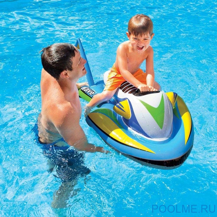 Надувная игрушка INTEX "Гидроцикл" 117 x 77 см, артикул 57520 Надувная игрушка INTEX "Гидроцикл" 117 x 77 см, артикул 57520