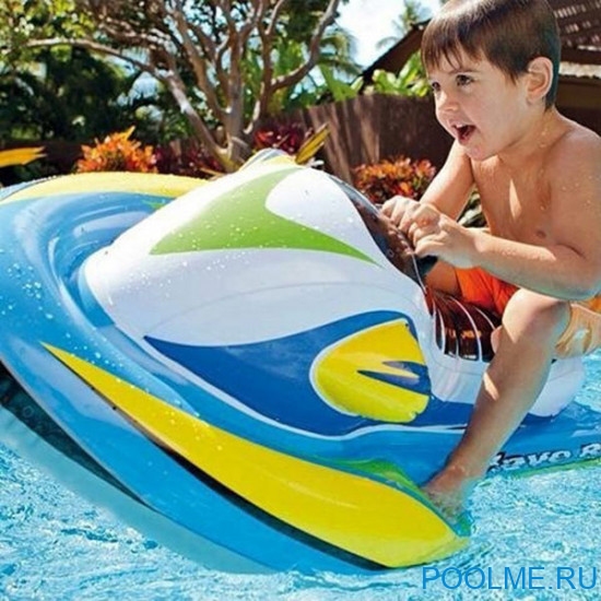 Надувная игрушка INTEX "Гидроцикл" 117 x 77 см, артикул 57520 Надувная игрушка INTEX "Гидроцикл" 117 x 77 см, артикул 57520