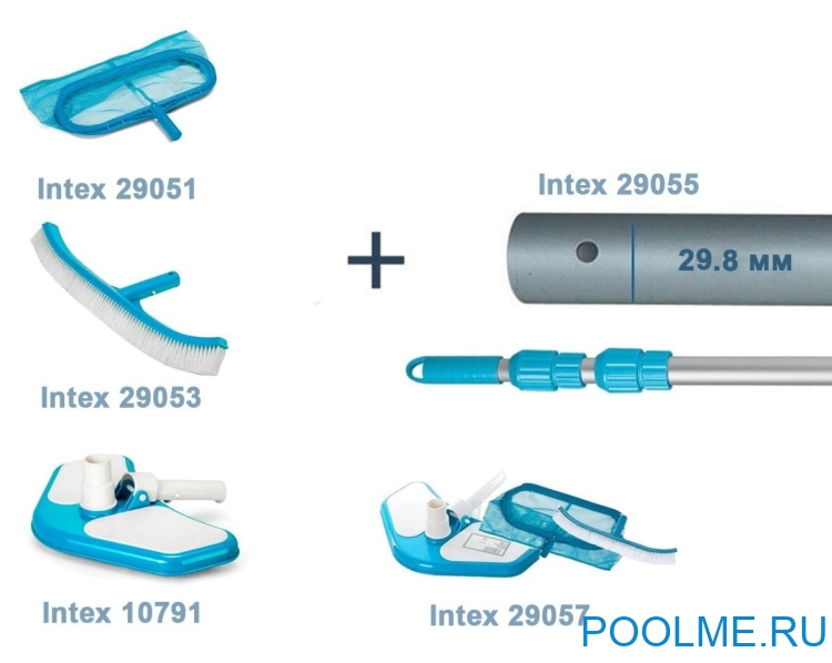 Щётка для чистки бассейна INTEX, артикул 29053