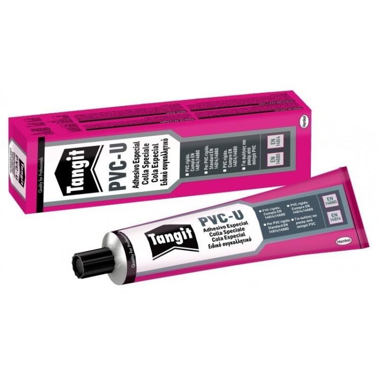 Клей Tangit PVC-U для труб из ПВХ  (125 г) в тубе, арт. 1643003