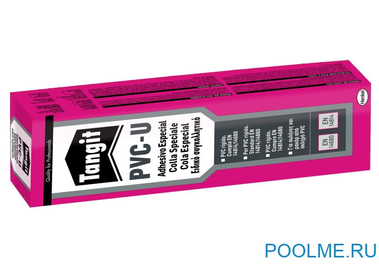 Клей Tangit PVC-U для труб из ПВХ  (125 г) в тубе, арт. 1643003