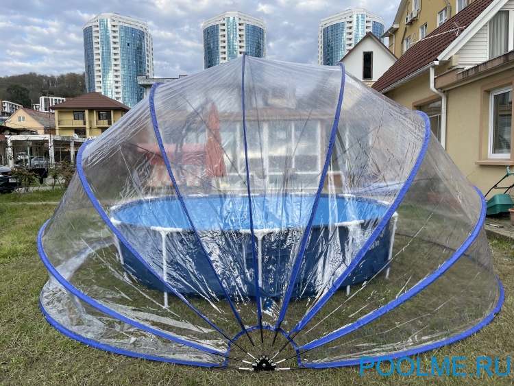 Круглый павильон Pool Tent материал ПВХ - 200 мкм, Ø 6.5 метра; артикул LT650 Круглый павильон Pool Tent материал ПВХ - 200 мкм, Ø 6.5 метра; артикул LT650