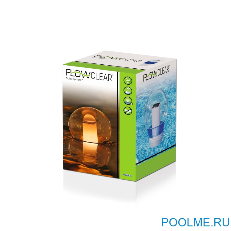 Светодиодный поплавок-дозатор Bestway Flowclear Solarsphere, артикул 58699
