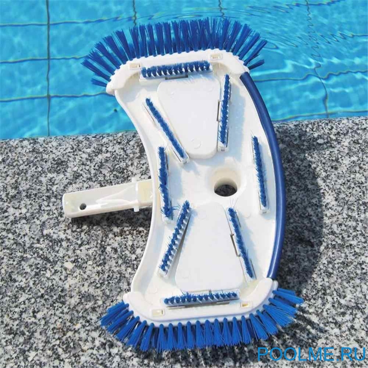 Щётка для чистки бассейна с боковым ворсом Chemoform, артикул 2500031