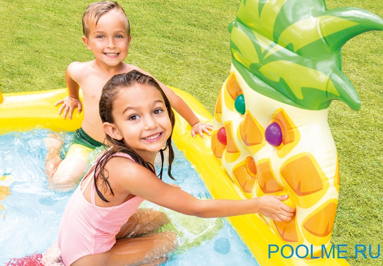 Надувной игровой центр INTEX "Фруктовое удовольствие" 244 x 191 x 91 см, артикул 57158