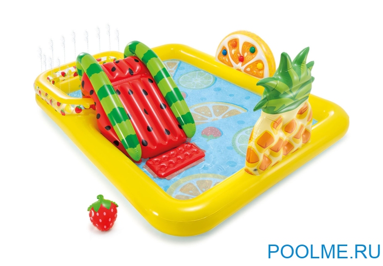 Надувной игровой центр INTEX "Фруктовое удовольствие" 244 x 191 x 91 см, артикул 57158