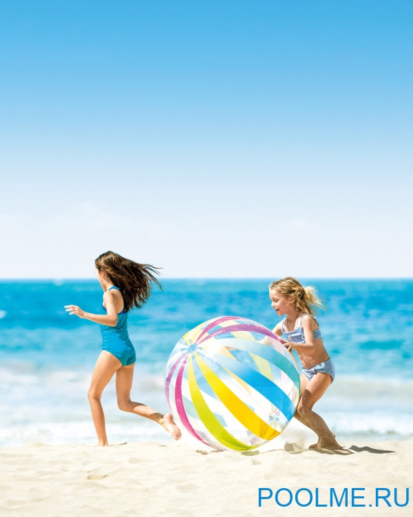 Надувной пляжный мяч INTEX Jumbo, артикул 59065 Надувной пляжный мяч INTEX Jumbo, артикул 59065