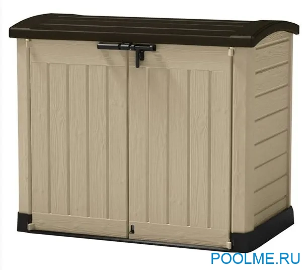 Техническое помещение, внутренние размеры: 132 х 76 х 110 см