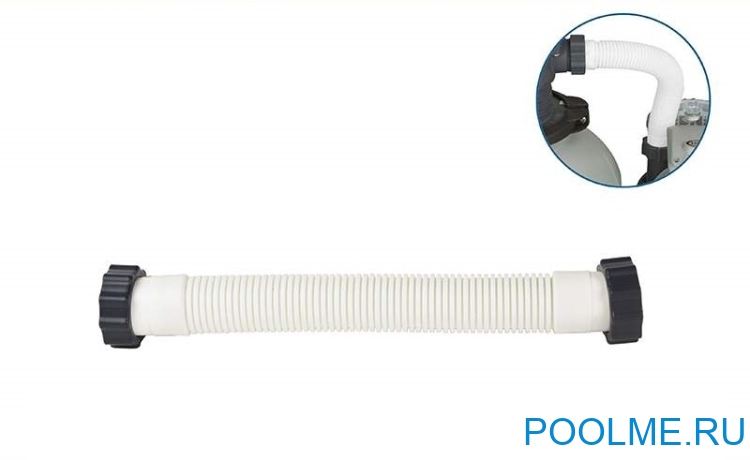 Гофрированный шланг INTEX 38 мм / 40 см для песчаного фильтра 26648, артикул 11388