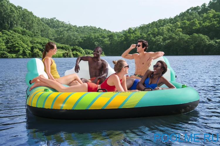 Надувной остров Bestway на 5 человека 300 x 275 см Надувной остров Bestway на 5 человека 300 x 275 см