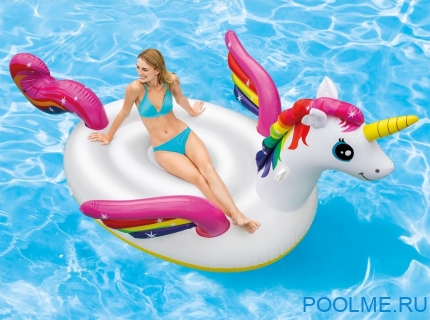 Надувной плот INTEX "Единорог" 287 x 193 x 165 см, артикул 57281