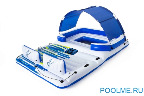 Надувной матрас-остров Bestway "Tropical Breeze" 3.89 x 2.74 м, артикул 43105 Надувной матрас-остров Bestway "Tropical Breeze" 3.89 x 2.74 м, артикул 43105