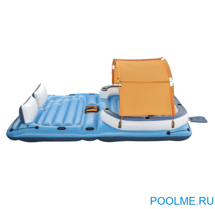 Надувной матрас-остров Bestway "Tropical Breeze" 3.89 x 2.74 м, артикул 43105