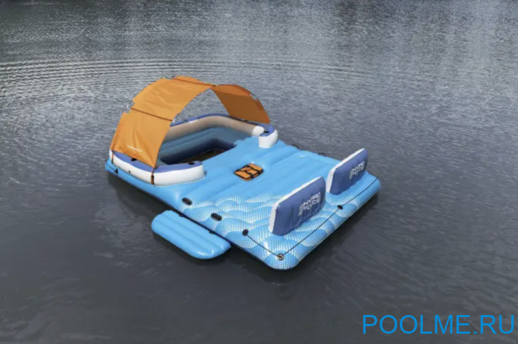 Надувной матрас-остров Bestway "Tropical Breeze" 3.89 x 2.74 м, артикул 43105