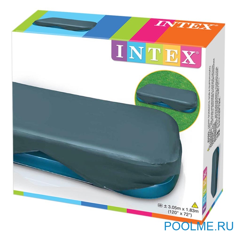 Тент INTEX для детских надувных бассейнов 305 x 183 см и 262 x 175 см, артикул 58412