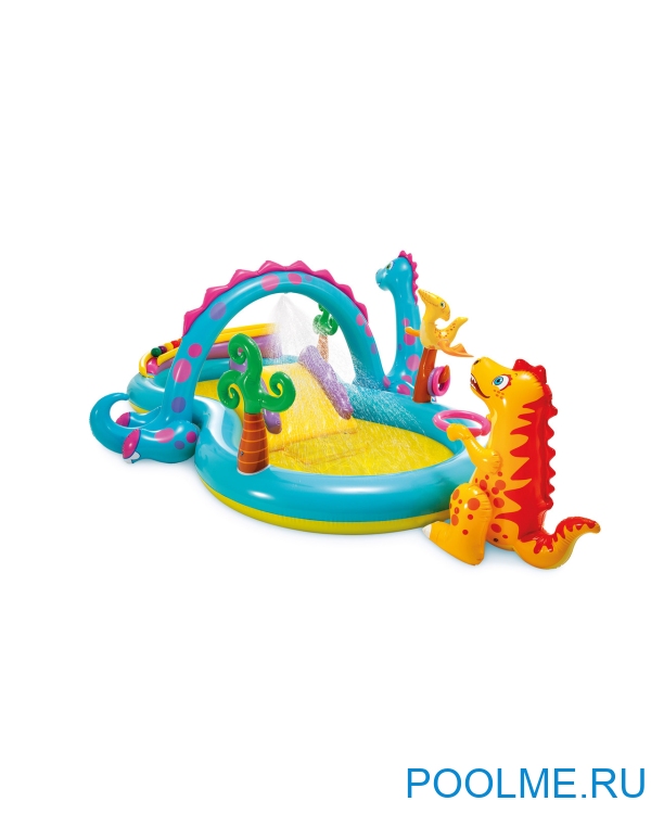 Надувной игровой центр INTEX "Диноленд" 333 x 229 x 112 см, артикул 57135 Надувной игровой центр INTEX "Диноленд" 333 x 229 x 112 см, артикул 57135