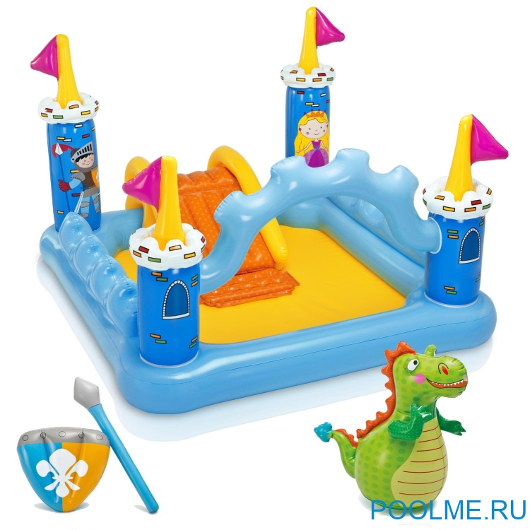 Надувной игровой центр INTEX "Замок" 185 x 152 x 107 см, артикул 57138