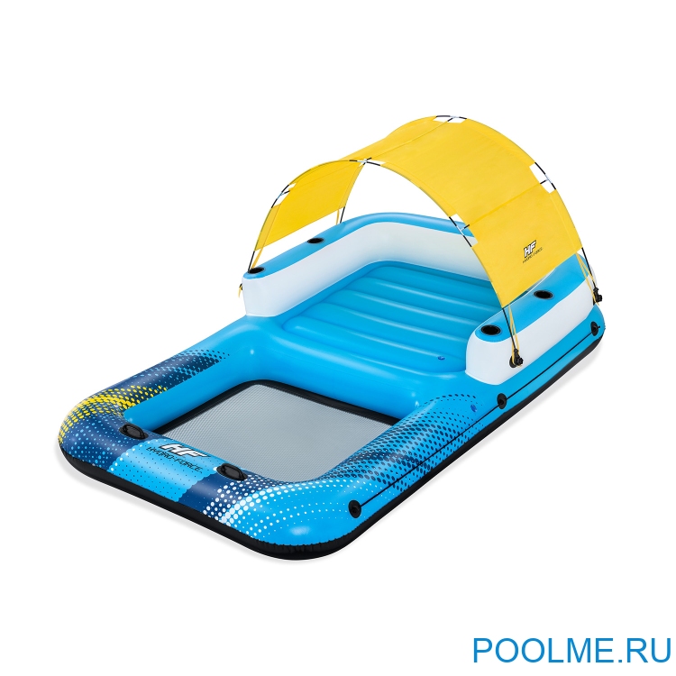 Надувной плот Bestway Hydro-Force Summer Oasis на 4 человека 320 x 198 см, артикул 43645
