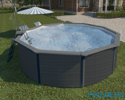 Морозостойкий бассейн MAGIC POOL 3.6 x 1.32 м (полная комплектация) арт. KITPR3613R - ротанг