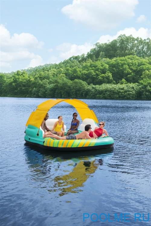 Надувной плот Bestway Hydro-Force Sunny Lounge на 5 человек 300 x 275 см, артикул 43407 Надувной плот Bestway Hydro-Force Sunny Lounge на 5 человек 300 x 275 см, артикул 43407