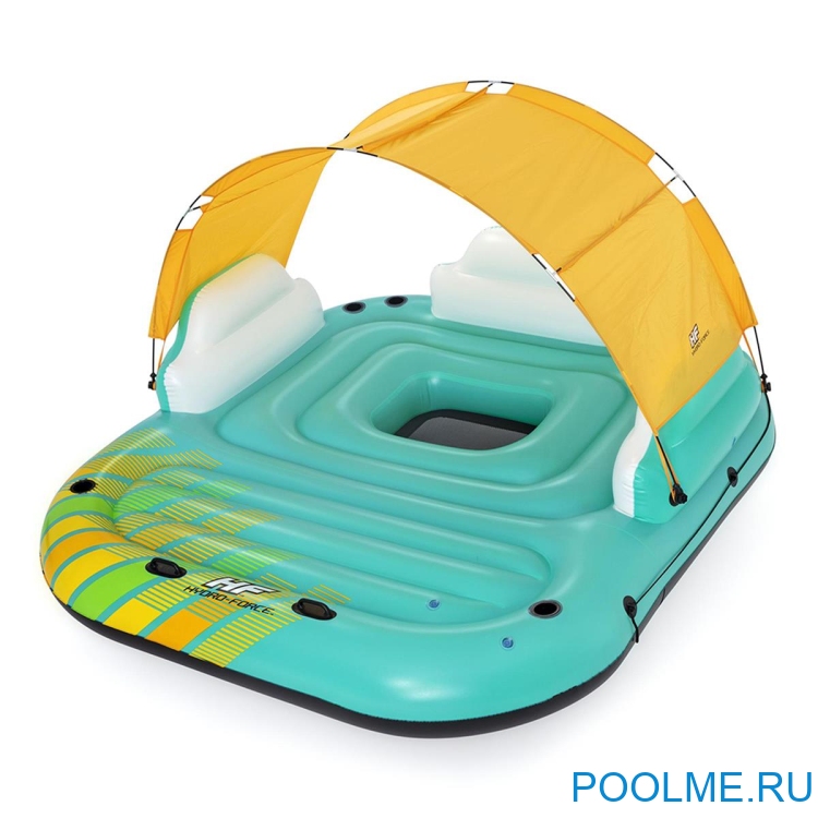 Надувной плот Bestway Hydro-Force Sunny Lounge на 5 человек 300 x 275 см, артикул 43407 Надувной плот Bestway Hydro-Force Sunny Lounge на 5 человек 300 x 275 см, артикул 43407