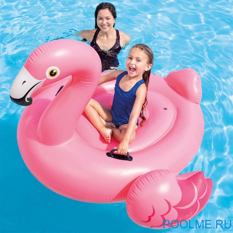 Надувной плот INTEX "Розовый фламинго" 142 x 137 x 97 см, артикул 57558 Надувной плот INTEX "Розовый фламинго" 142 x 137 x 97 см, артикул 57558