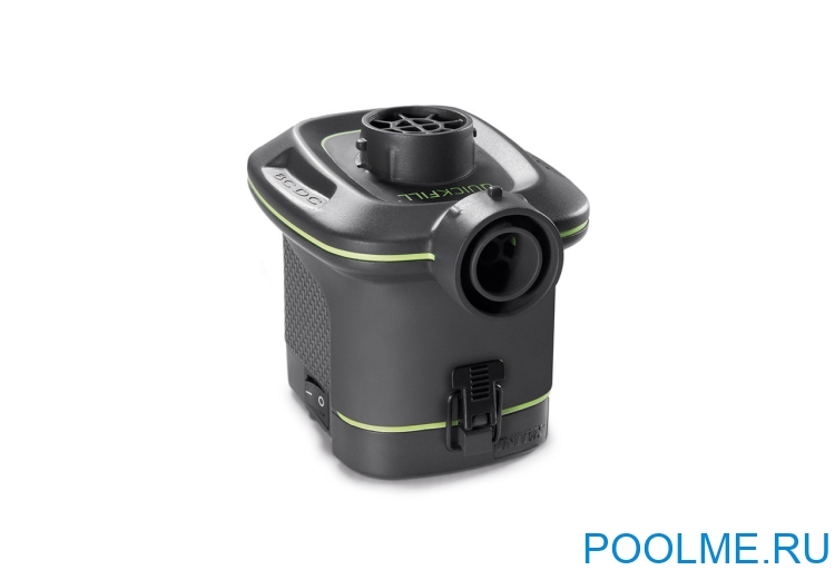 Насос электрический INTEX "Quick-Fill Battery" на батарейках (6шт х тип C), 420 л/м, артикул 66638