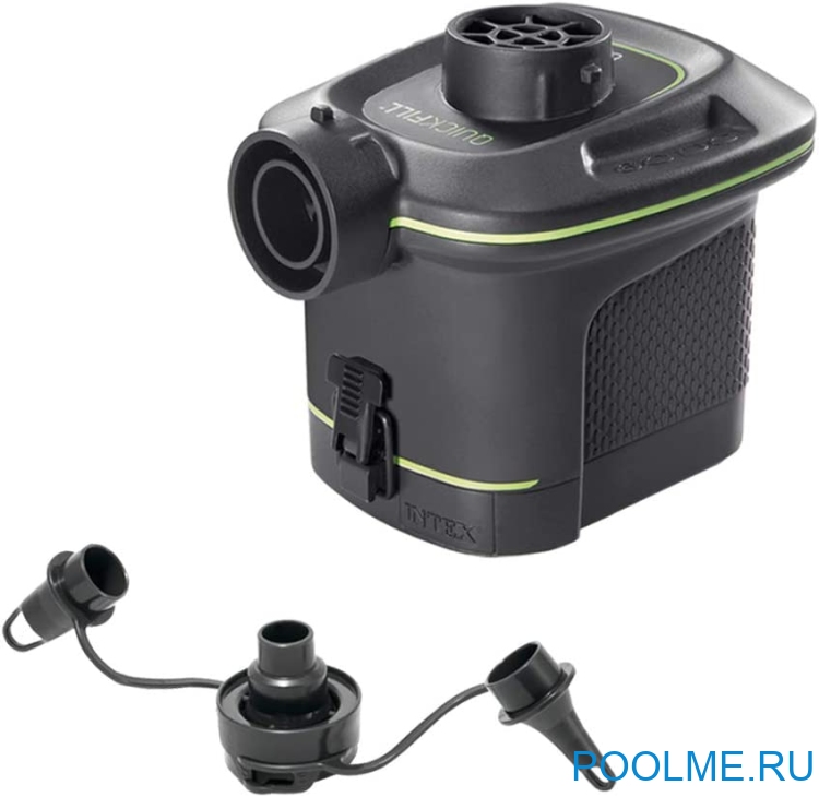 Насос электрический INTEX "Quick-Fill Battery" на батарейках (6шт х тип C), 420 л/м, артикул 66638