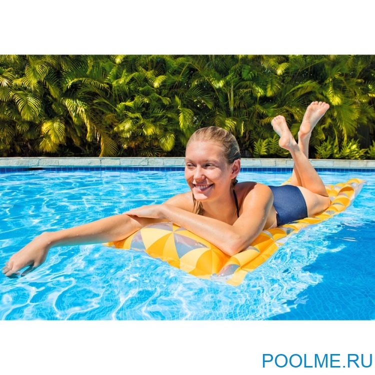 Матрас INTEX &quot;Мозаика&quot; 183 x 69 см, оранжевый, артикул 59712-O