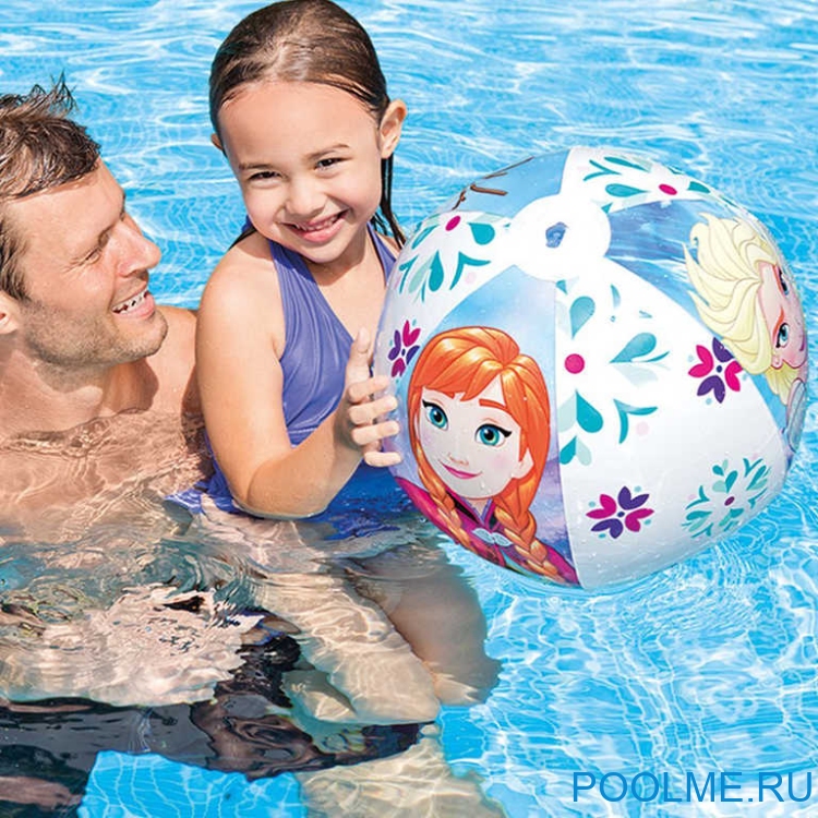 Надувной мяч INTEX "Холодное сердце" 51 см, артикул 58021