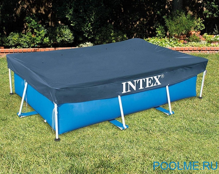 Тент INTEX для каркасных бассейнов 4.5 x 2.2 м, артикул 28039