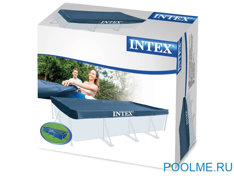 Тент INTEX для каркасных бассейнов 4.5 x 2.2 м, артикул 28039