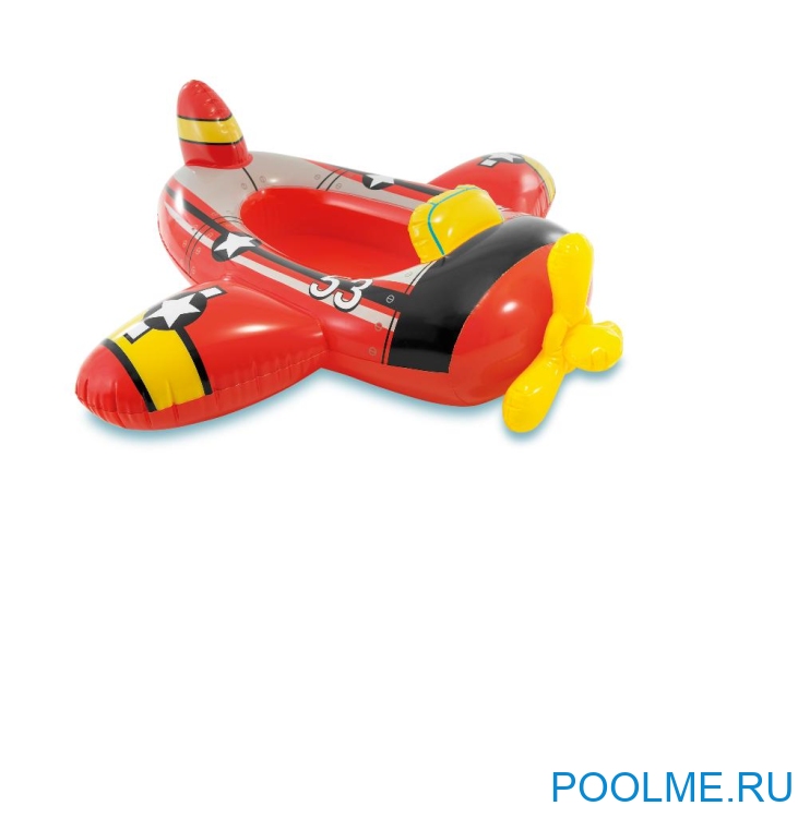Надувная лодочка INTEX "Самолёт" 119 x 114 см, артикул 59380-P
