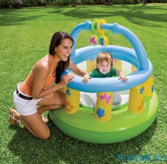 Надувной игровой центр-манеж INTEX &quot;Полянка&quot; 130 x 104 см, артикул 48474